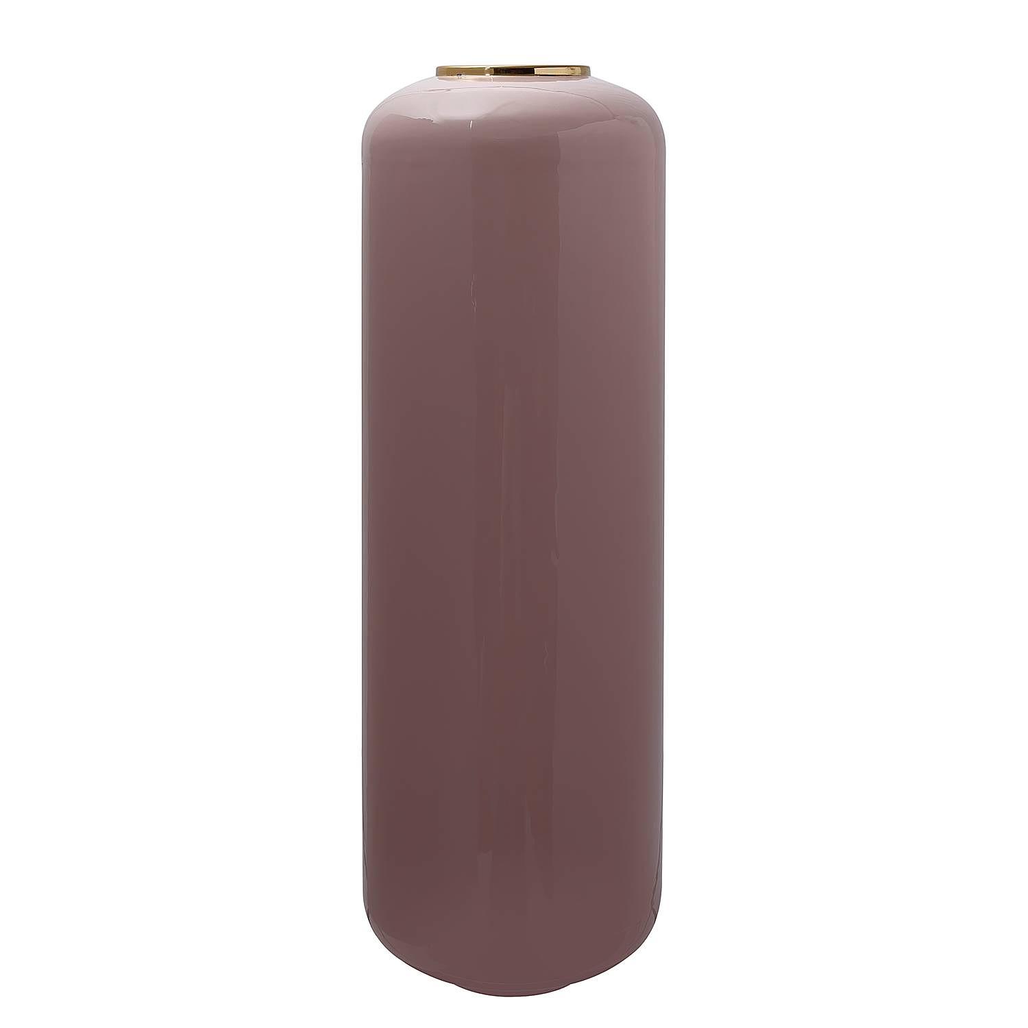 Bodenvase Art Deco Typ D Eisen Altrosa Höhe: 91 cm 4