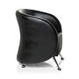 ST. LUCIA Office Chair Faux Leather Black 2