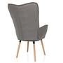 Havenio I Armchair Fabric Velvet Grey 6