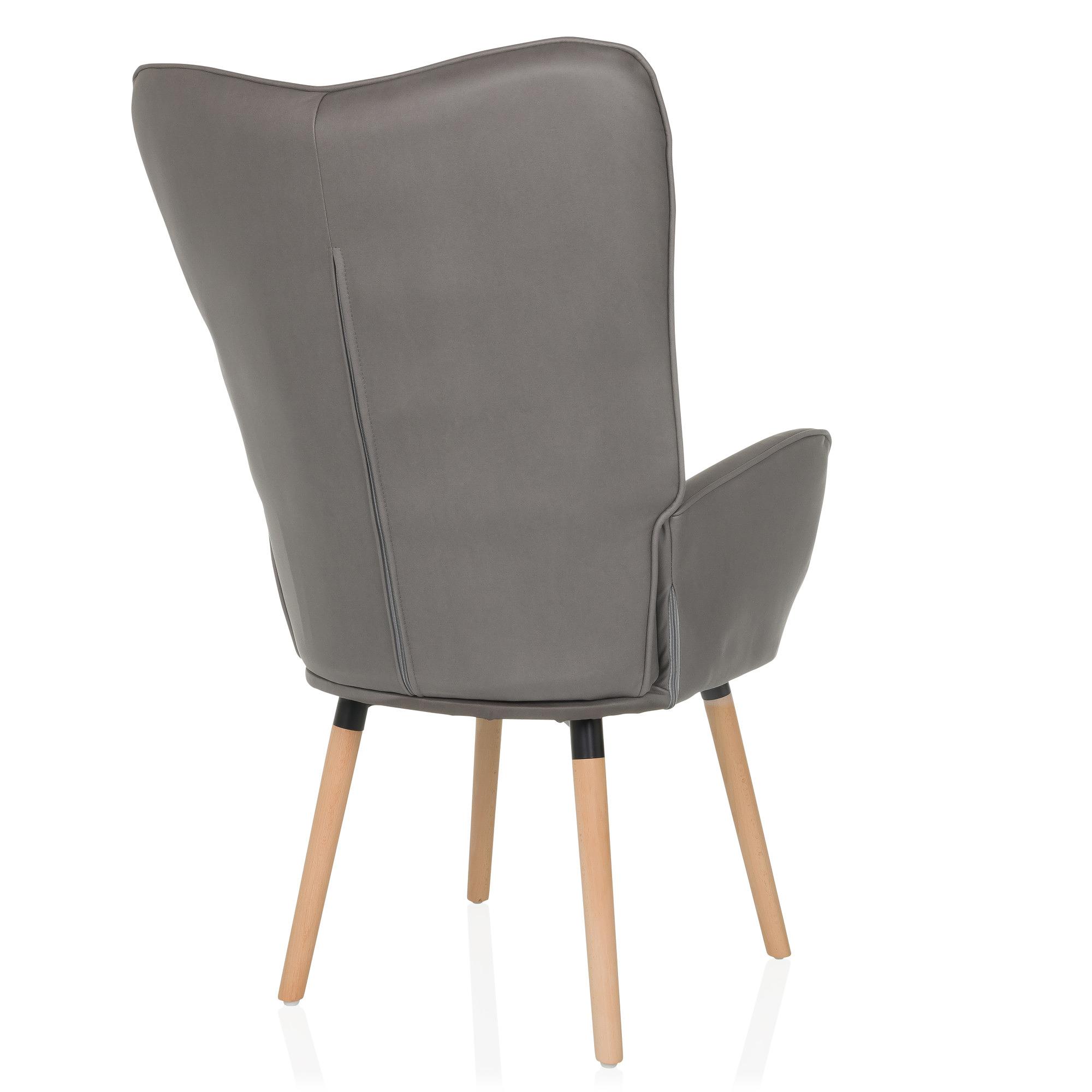 Havenio I Armchair Fabric Velvet Grey 6