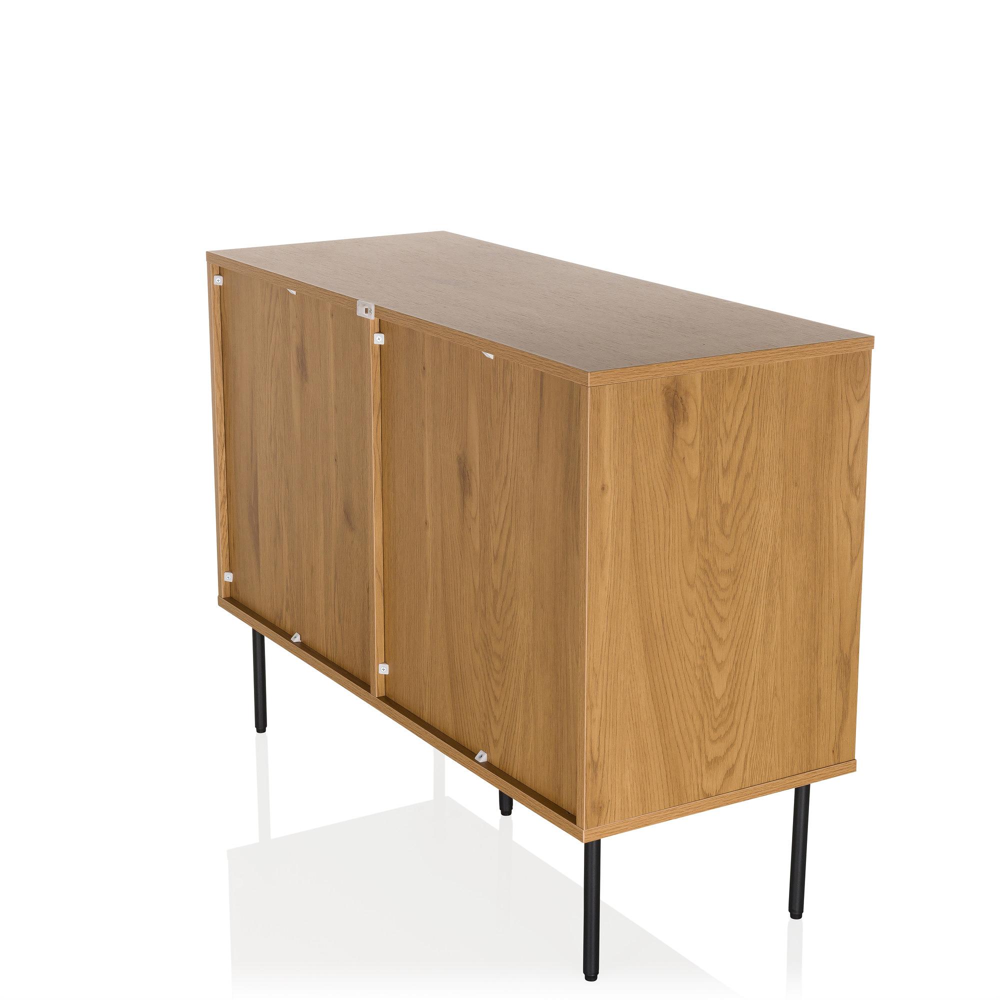 Linno S Sideboard con 2 ante Rovere Marrone 9