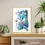 Mamma e Bimbo Art Print Multicolored 0