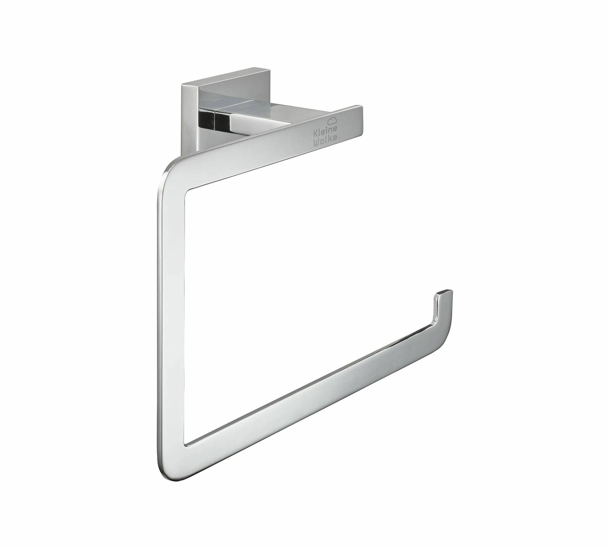 Towel rack metal silver 0