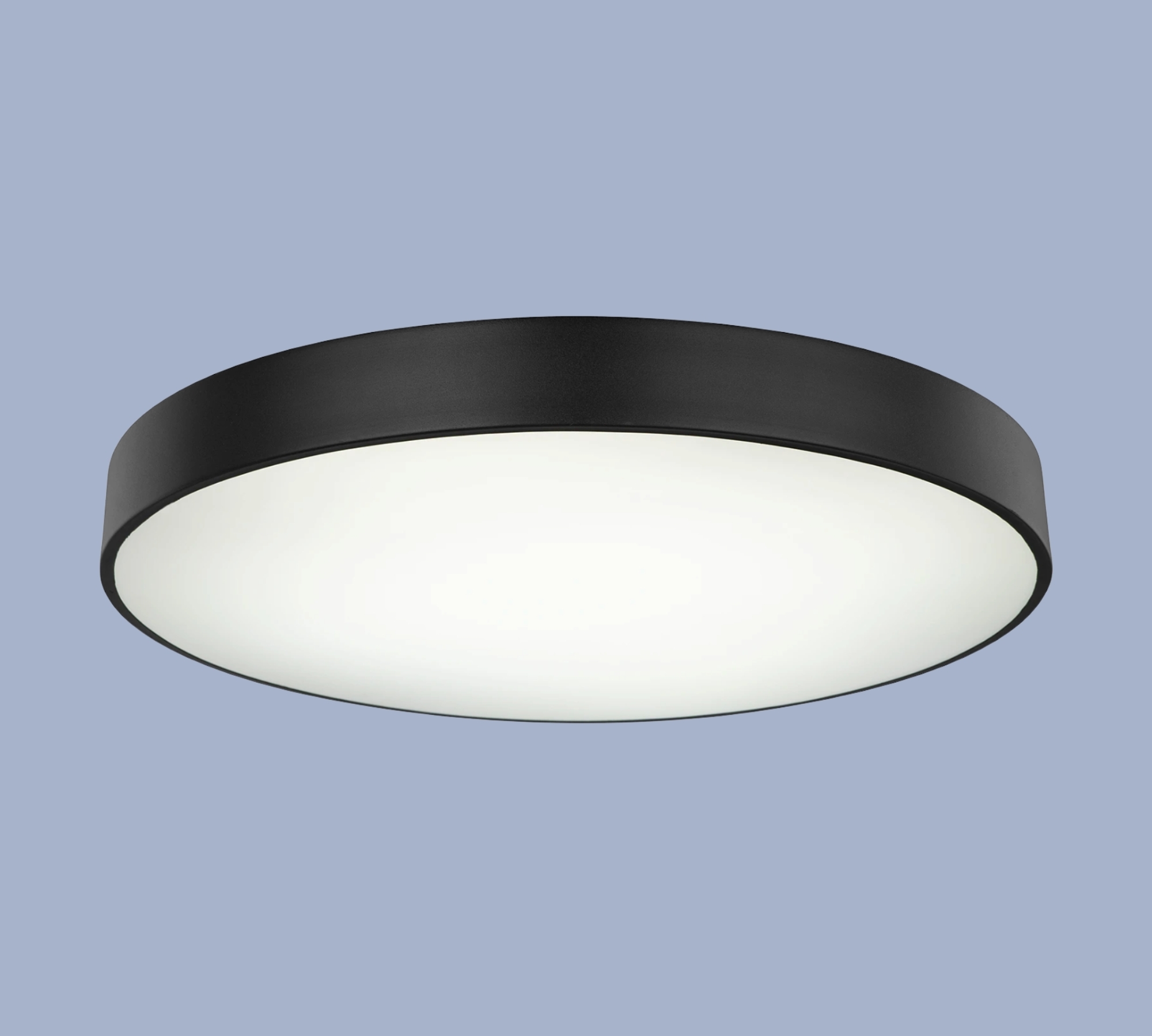 1-Flammige LED Deckenleuchte Eisen Schwarz 3