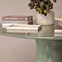 Clementin Side Table Metal Green 45x45 cm 2