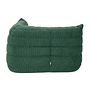 Togo Ecksofa Cord Tannengrün 1
