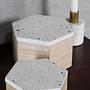 Mimo Kleine Terrazzo-Deckeldose mit Deckel
 6