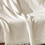 Blanket Recycled Cotton Ecru 1