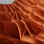 Togo Sofa 3-Sitzer Samt Bernstein-Orange 8