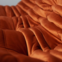 Togo Sofa 3-seater velvet amber-orange 8