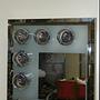 Wall lamp with mirror steel 1970s 5