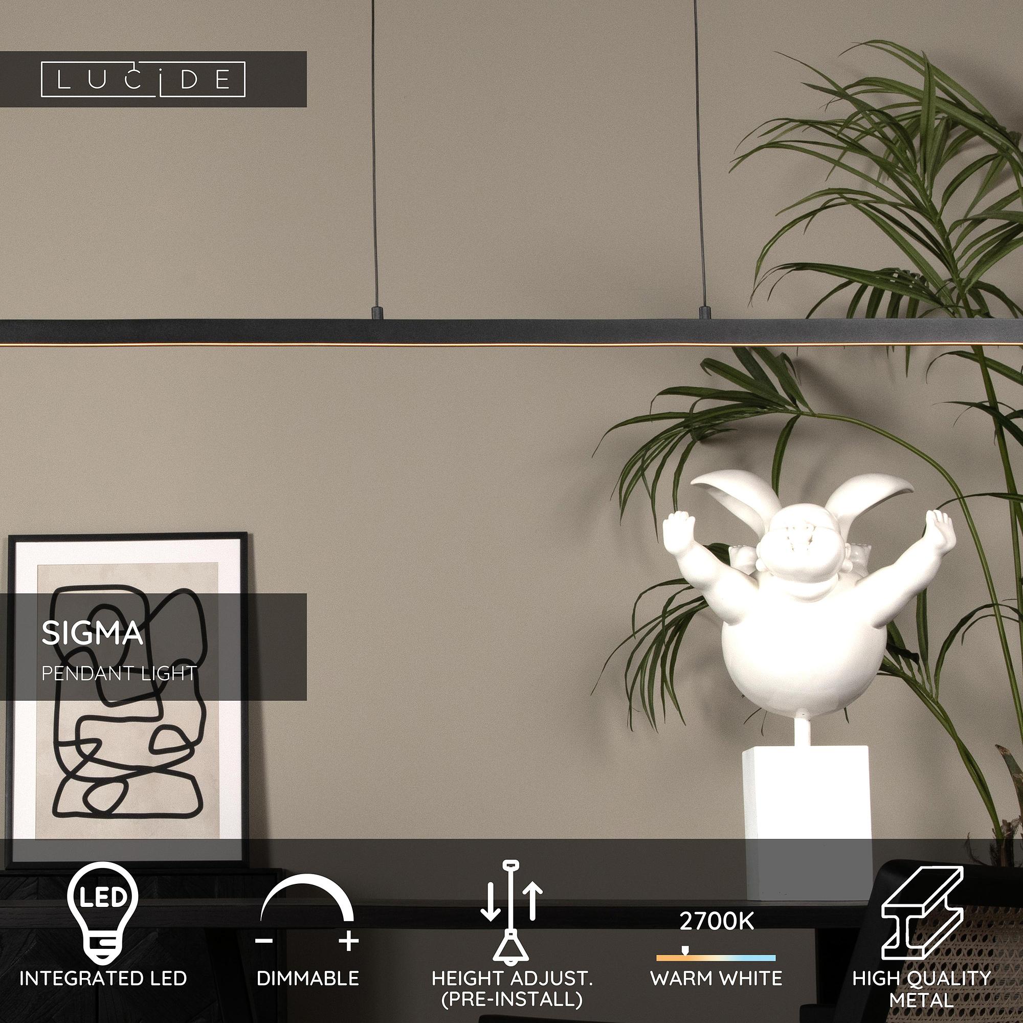 Sigma Pendelleuchte Eisen Schwarz  4