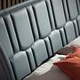 7067 Doppelbett Leder Grau 5
