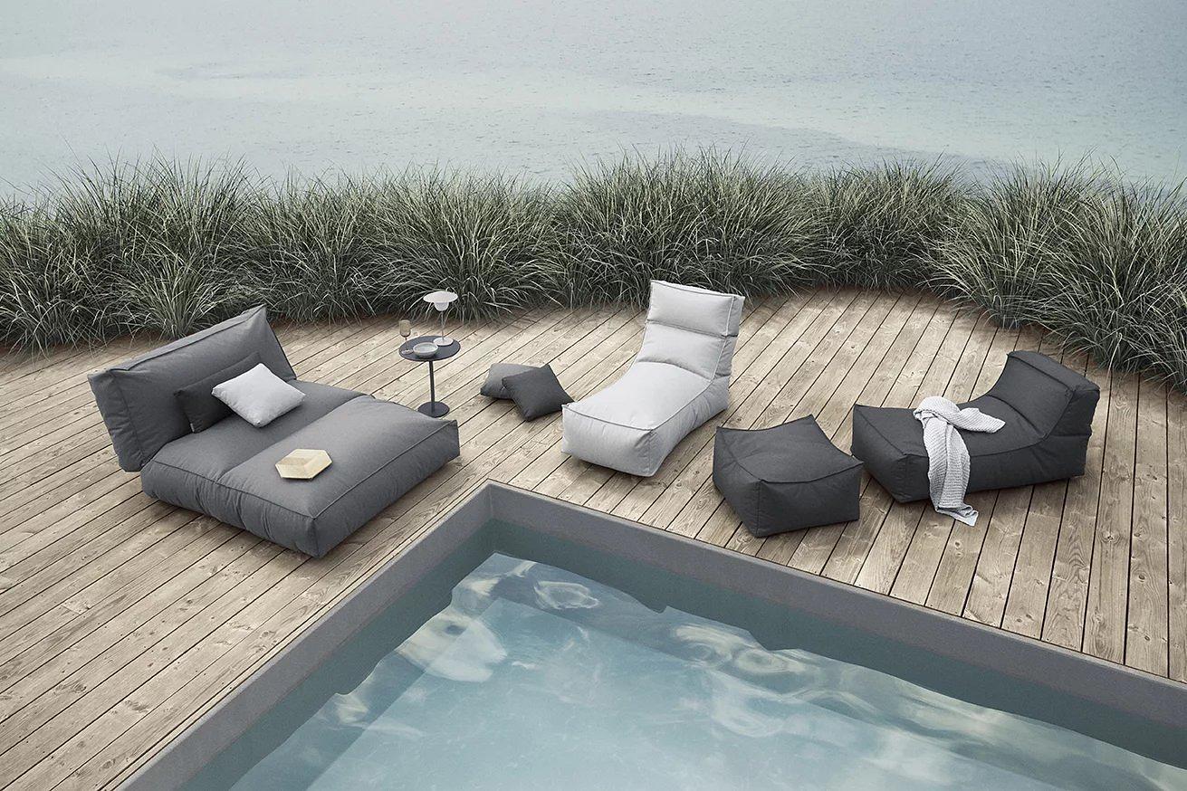 STAY Outdoor-Lounger Coal 80 x 150 cm 4