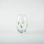 Glass vase with dots 1970s 2
