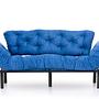 Nitta Triple Schlafsofa 3-Sitzer Blau 0