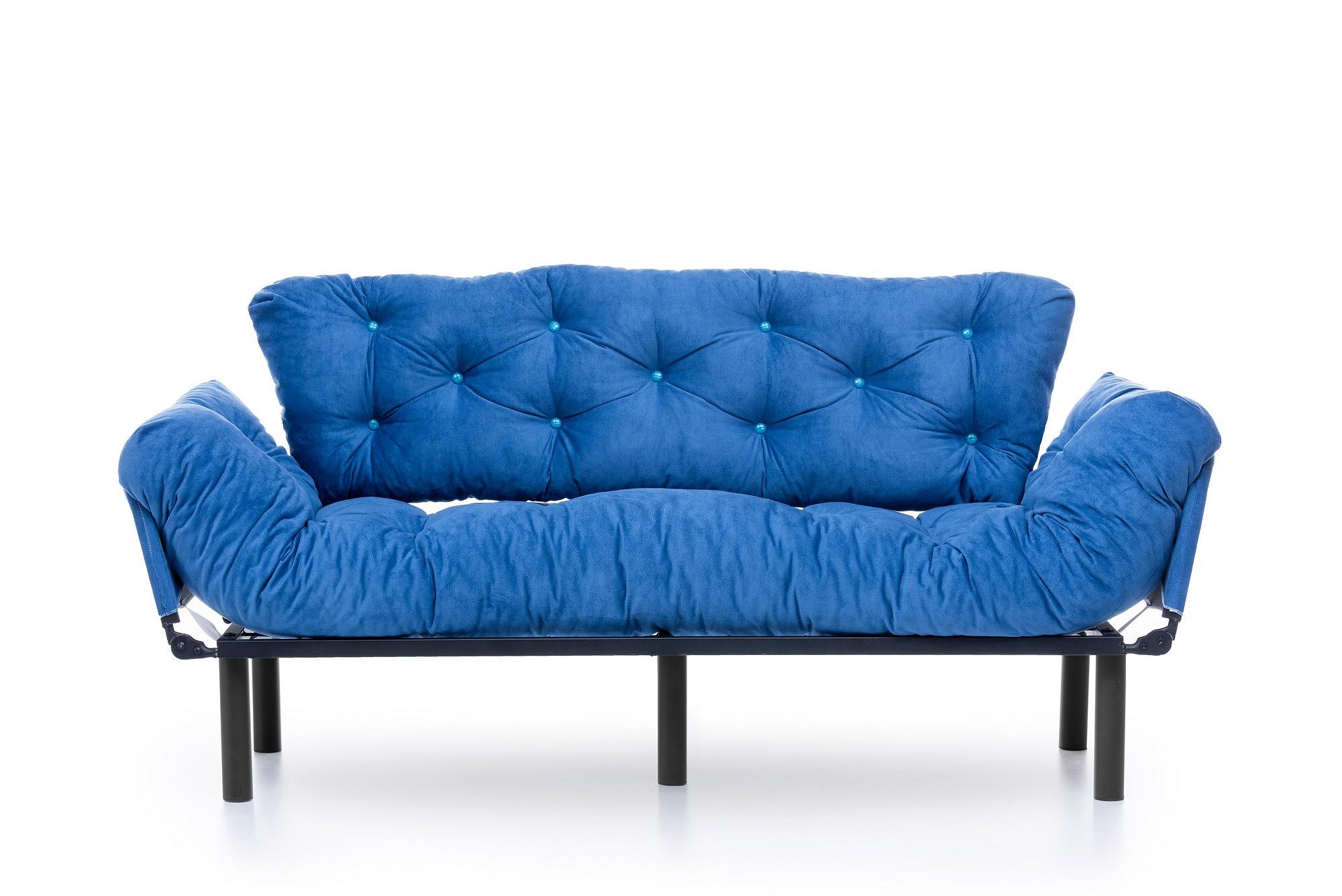 Nitta Triple Schlafsofa 3-Sitzer Blau 0