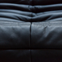 Togo Sofa 2-Sitzer Madras-Leder Schwarz 9