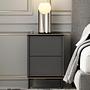 Imaj Nightstand Wood Veneer Anthracite 2
