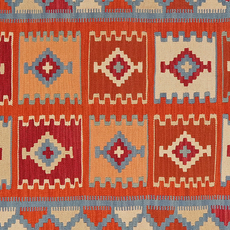 Kilim Gashgai Teppich Mehrfarbig 2