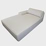 Daphne 1-seater chaise lounge left Mark Sand 3