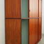 Vintage Kleiderschrank Teakholz Braun 1960er Jahre 5