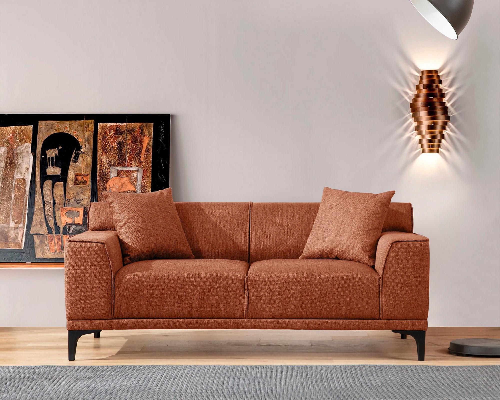 Petra 2-Sitzer Sofa Orange 1