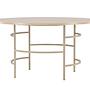 Copenhagen Dining table Wood Metal Beige ⌀140cm 2