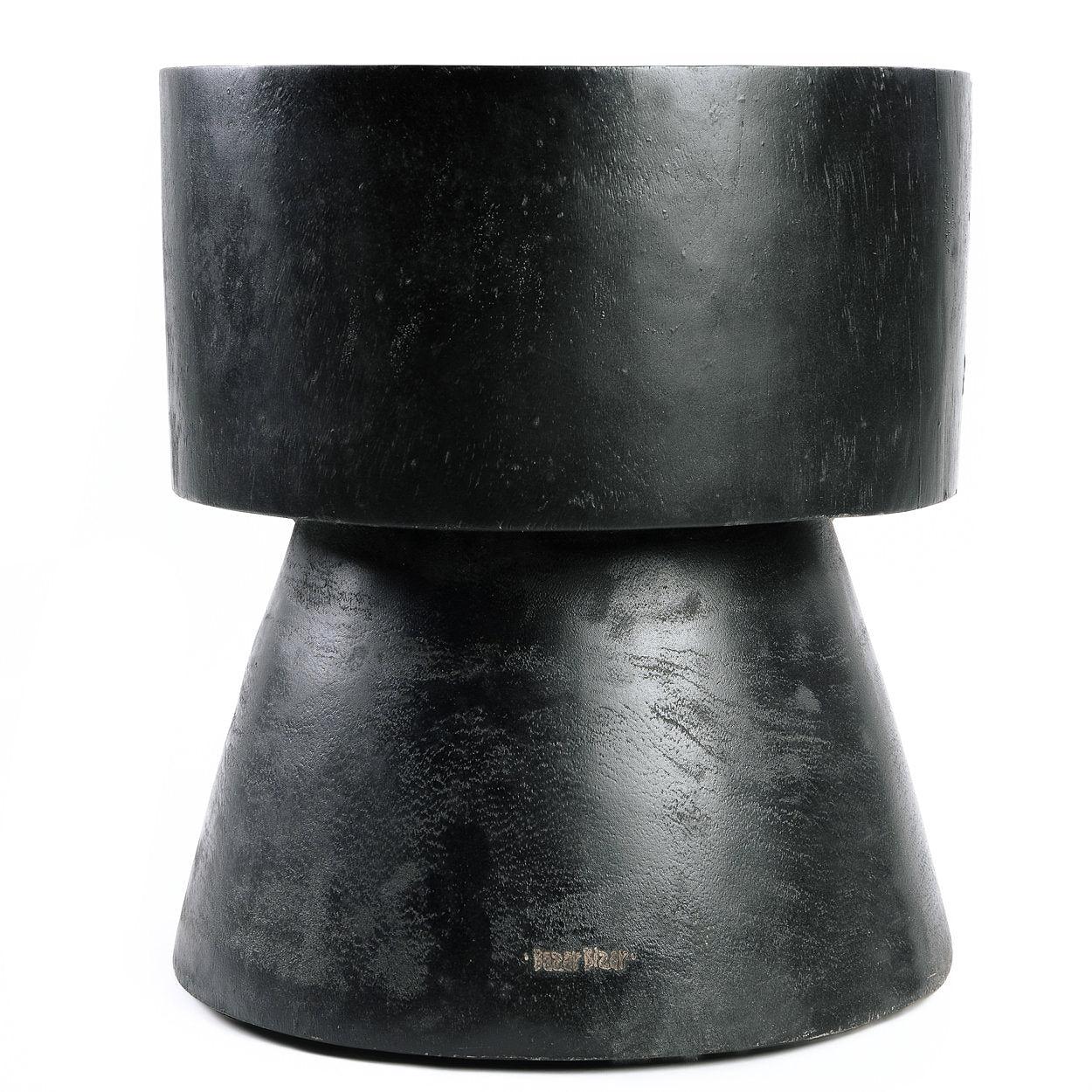 Der Warmi Hocker Schwarz ø40cm 8