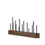 Kungsberget Advent candle holder Walnut Metal Brown 2