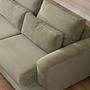 River 4-seater corner sofa left green 3