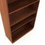 Bücherregal Holz Braun  5