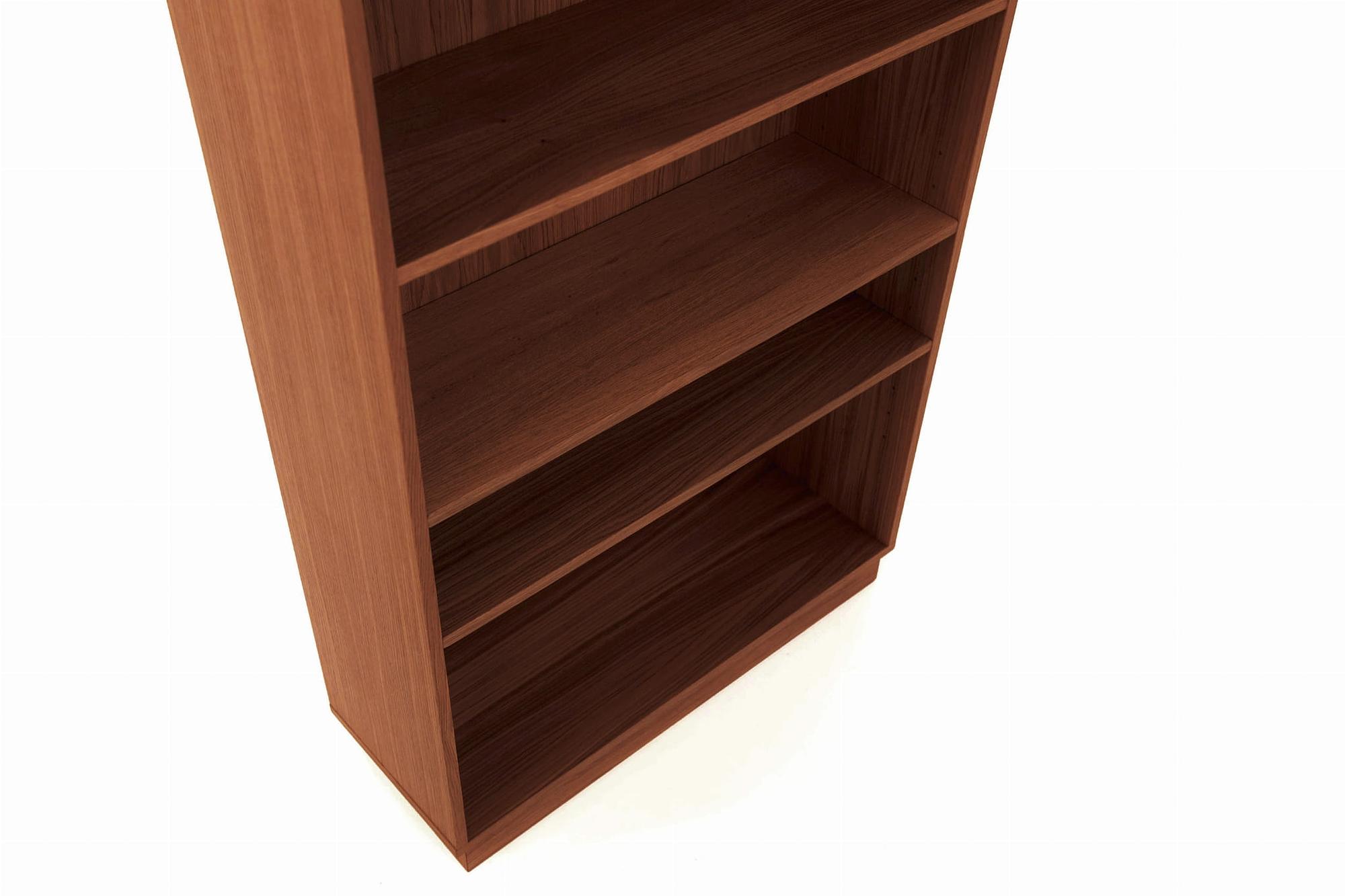 Bücherregal Holz Braun  5