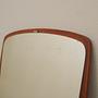 Mirrors in teak frame 1970s 7