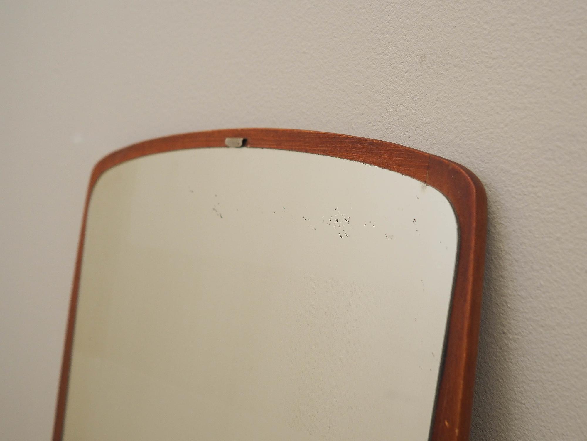 Mirrors in teak frame 1970s 7