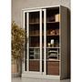 James Vitrine Holz Braun 1