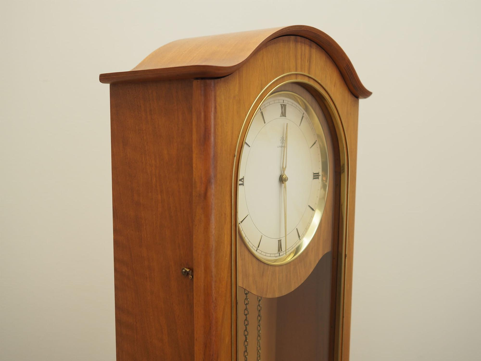 Vintage Standuhr Kiefernholz 13