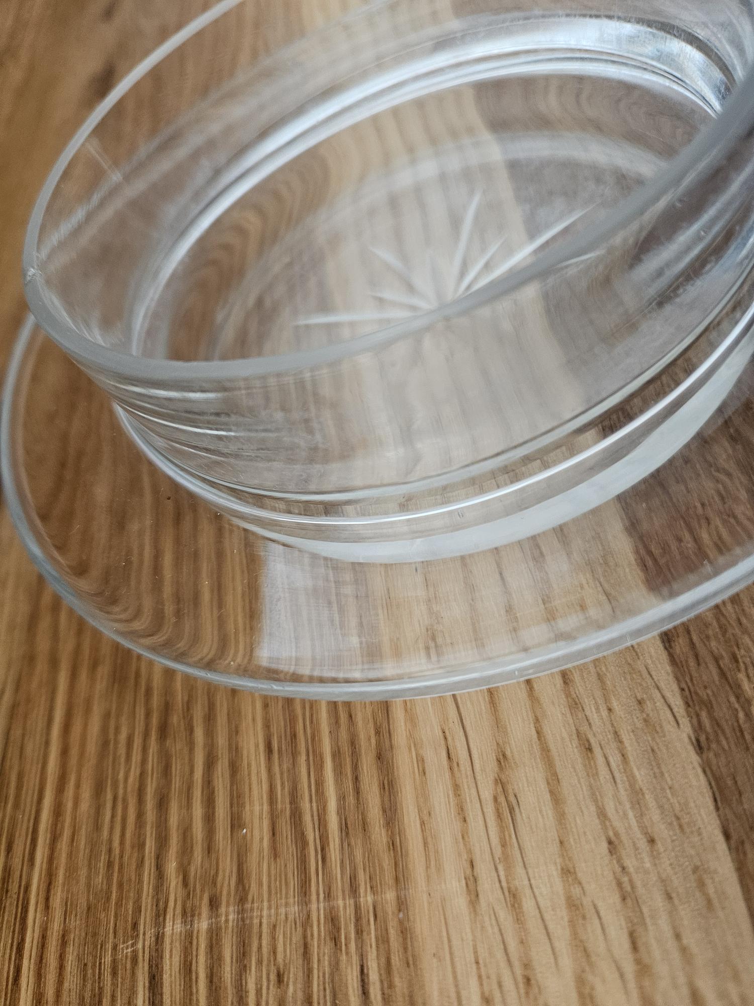 Engraved Crystal Cheese Dome 8