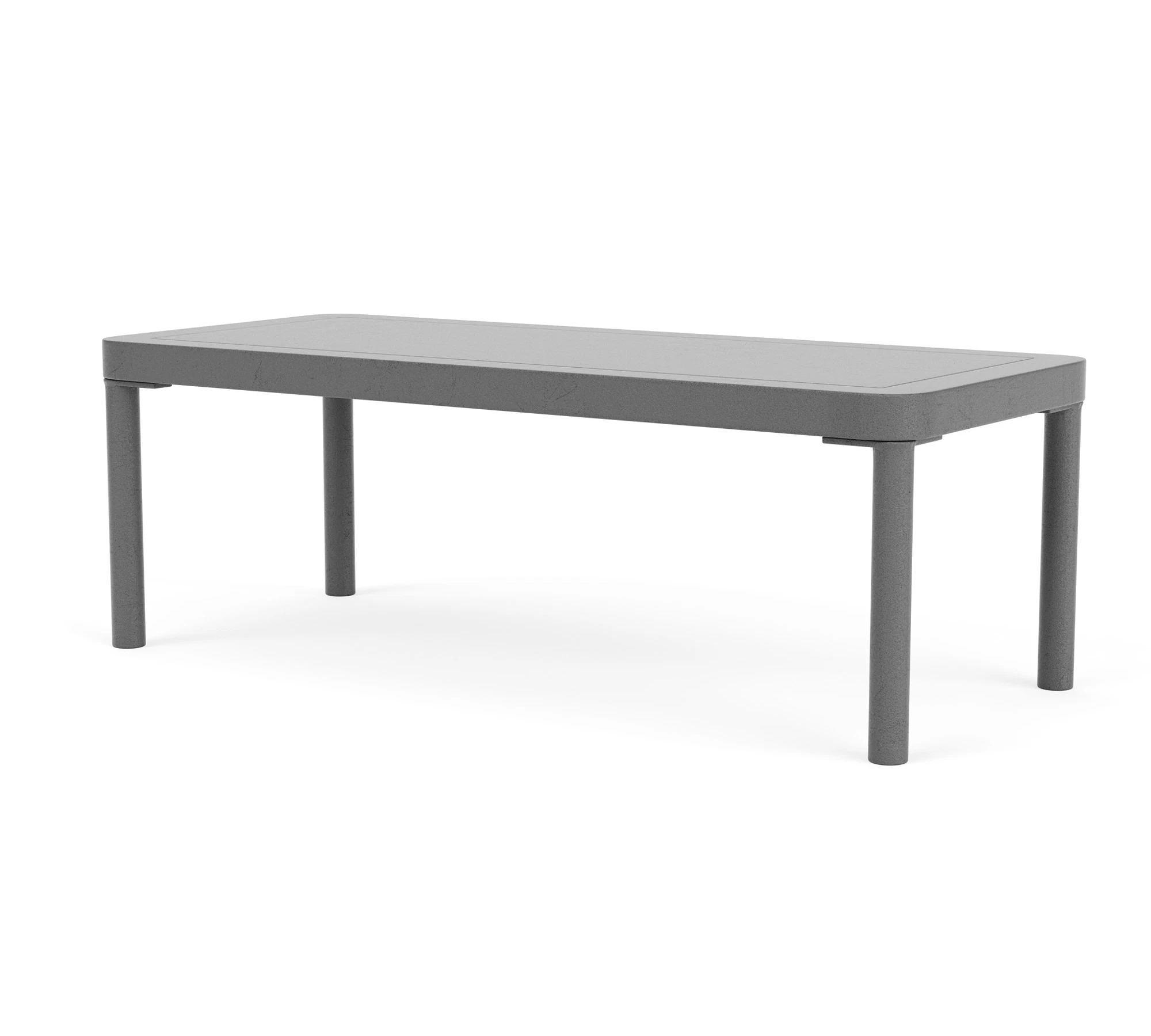 Hadley Outdoor Coffee Table Anthracite Grey Steel 30 x 70 cm 0