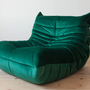 Togo Lounge Set 4-pc. Velvet Emerald Green 6