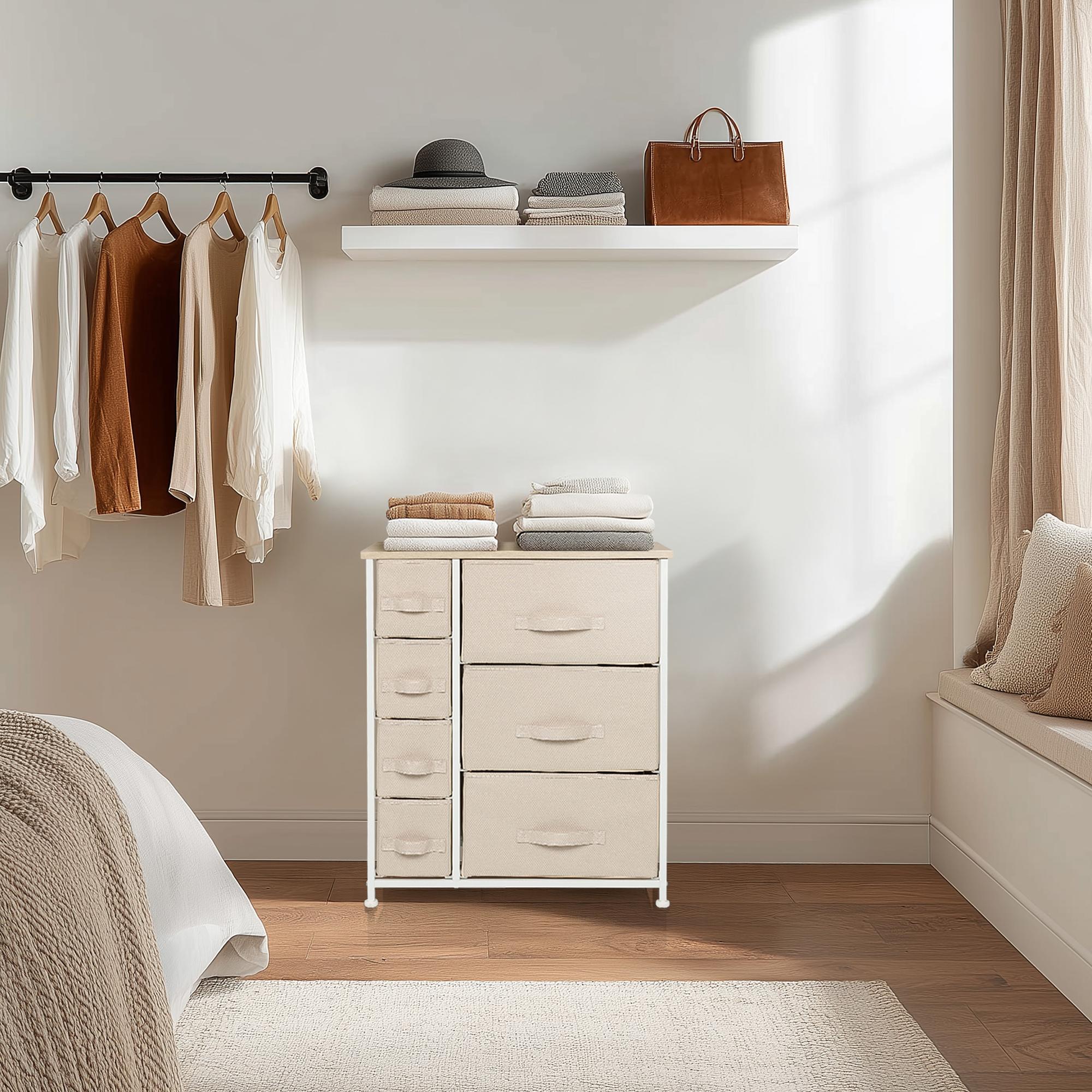 FOLDRESS B Scaffale con 7 scomparti Beige 4