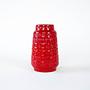Keramikvase 1960er Jahre Rot 2