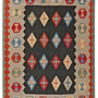 Kilim Gashgai Teppich Wolle Mehrfarbig 0