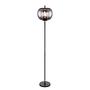 Stehleuchte Blacky Rauchglas Eisen 1
