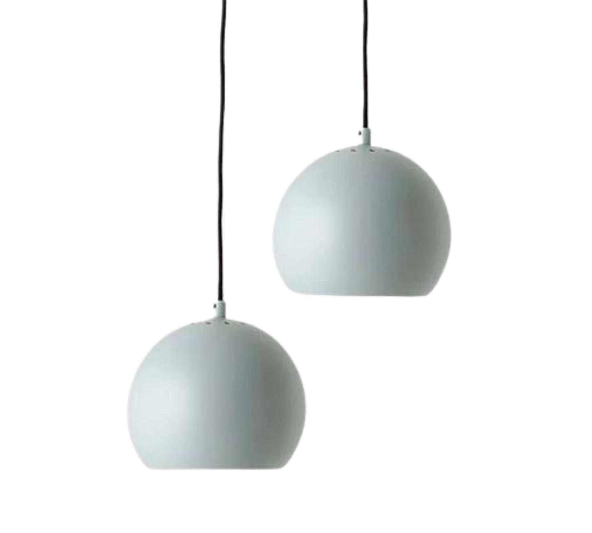 Ball Pendant Lamp Matt Aqua Green Ø18cm 0