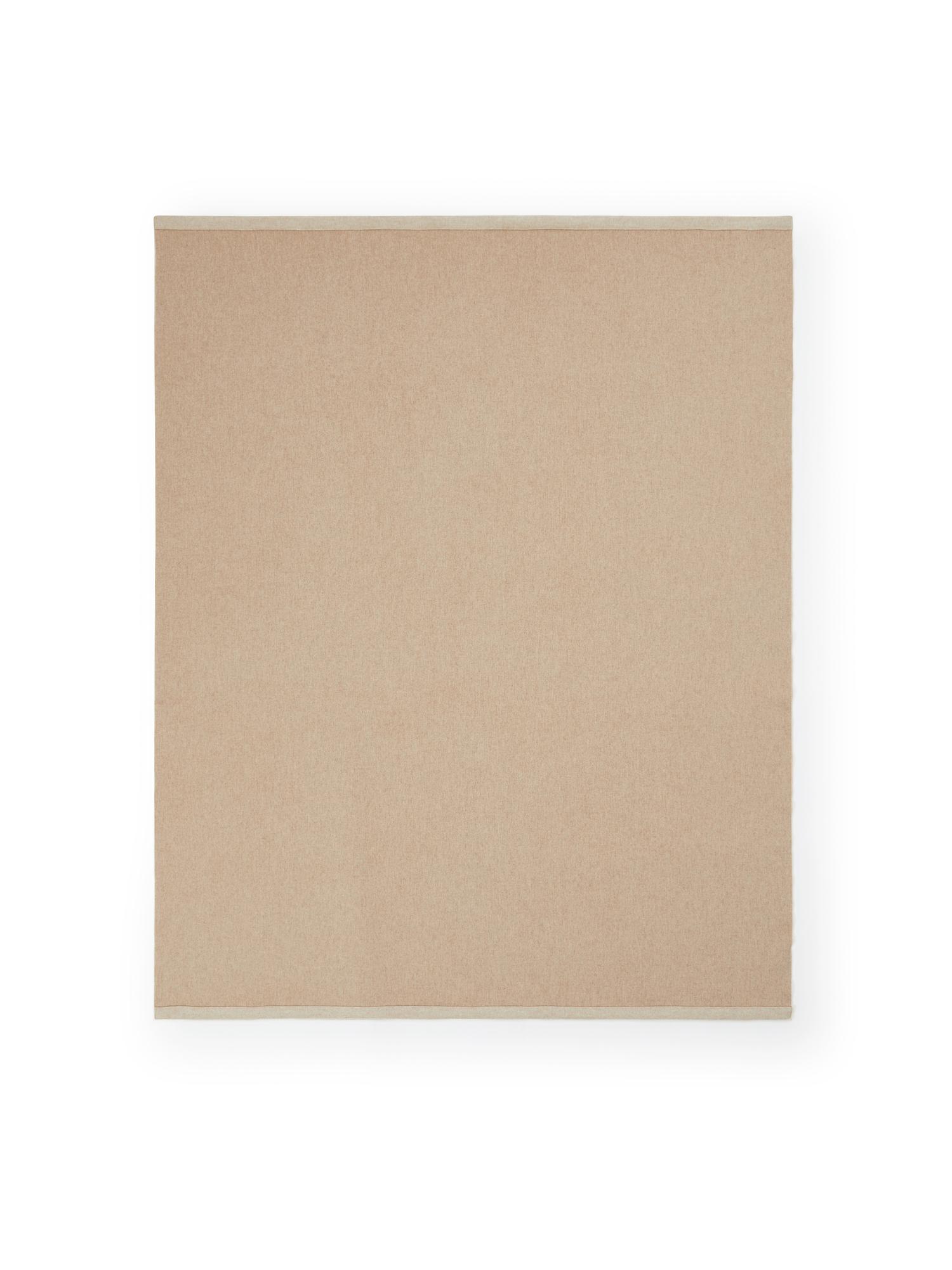 Itaca Decke 100% Schurwolle Beige 1