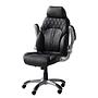 Executive Chair Baylor Faux Leather Plastic Black 4