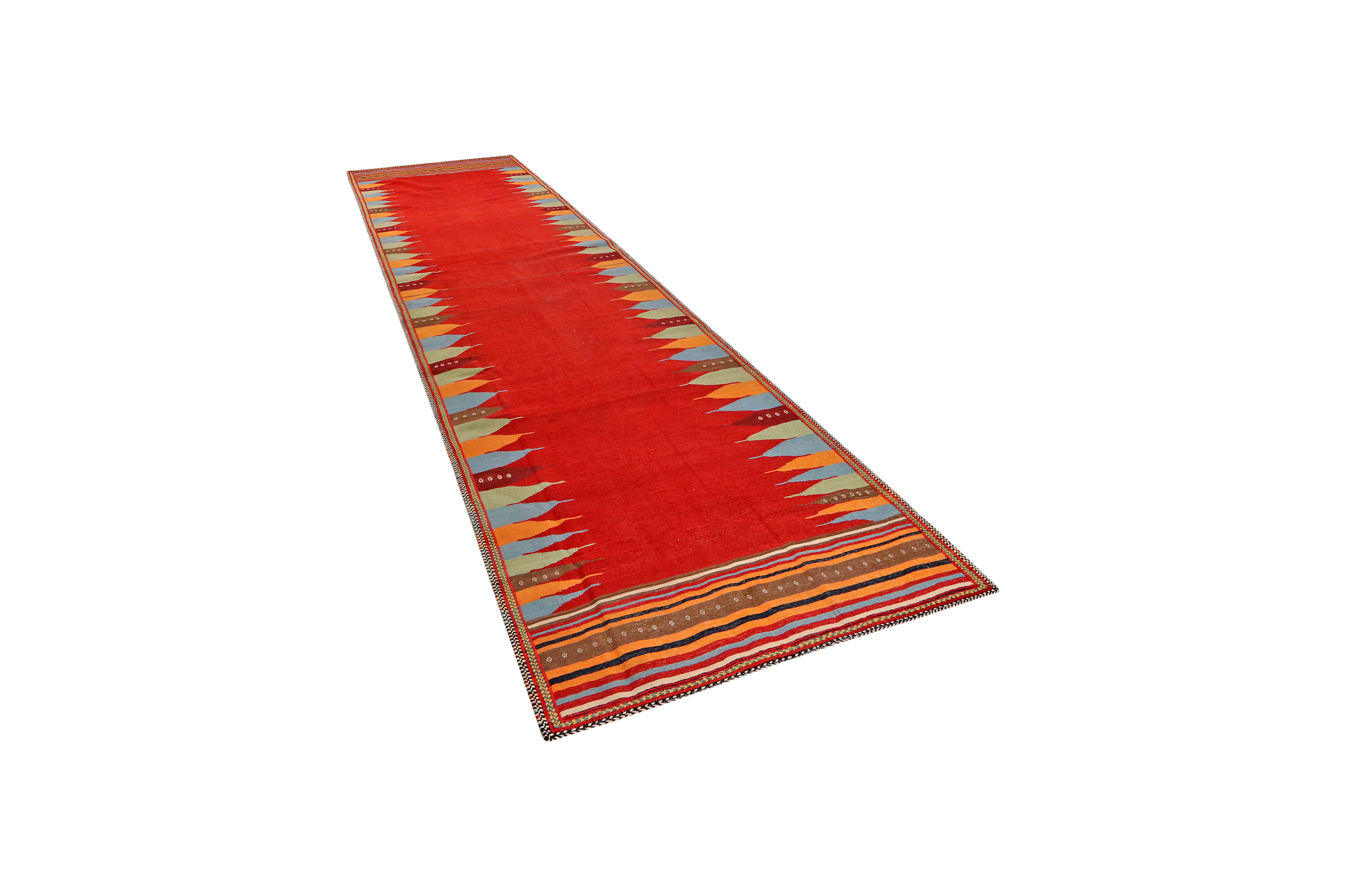 Kilim Afshar Carpet Red 3