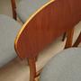 6x Dining chair teak 1970s 8