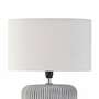 Table lamp 1-light Textile Ceramic Grey 3